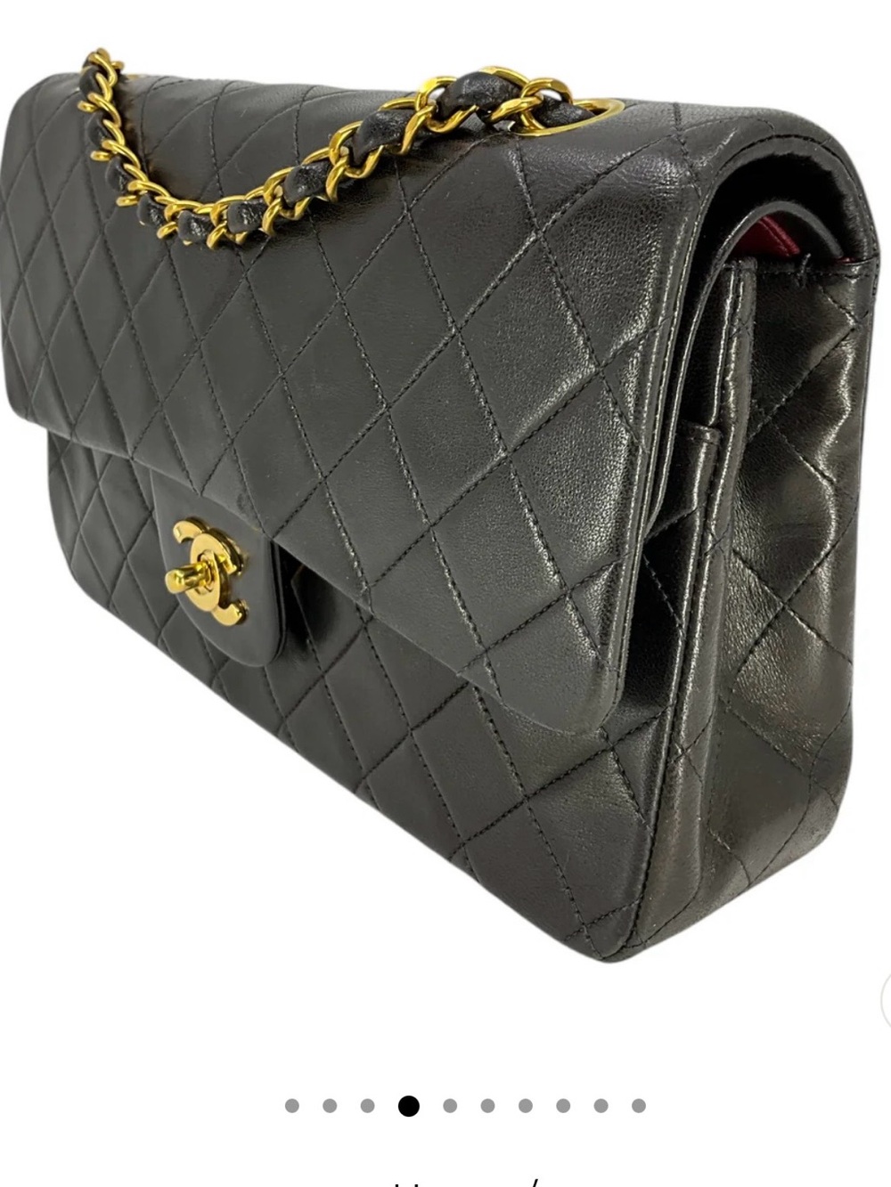 Vintage CHANEL Classic Double Flap MM Bag - Picture 3 of 9